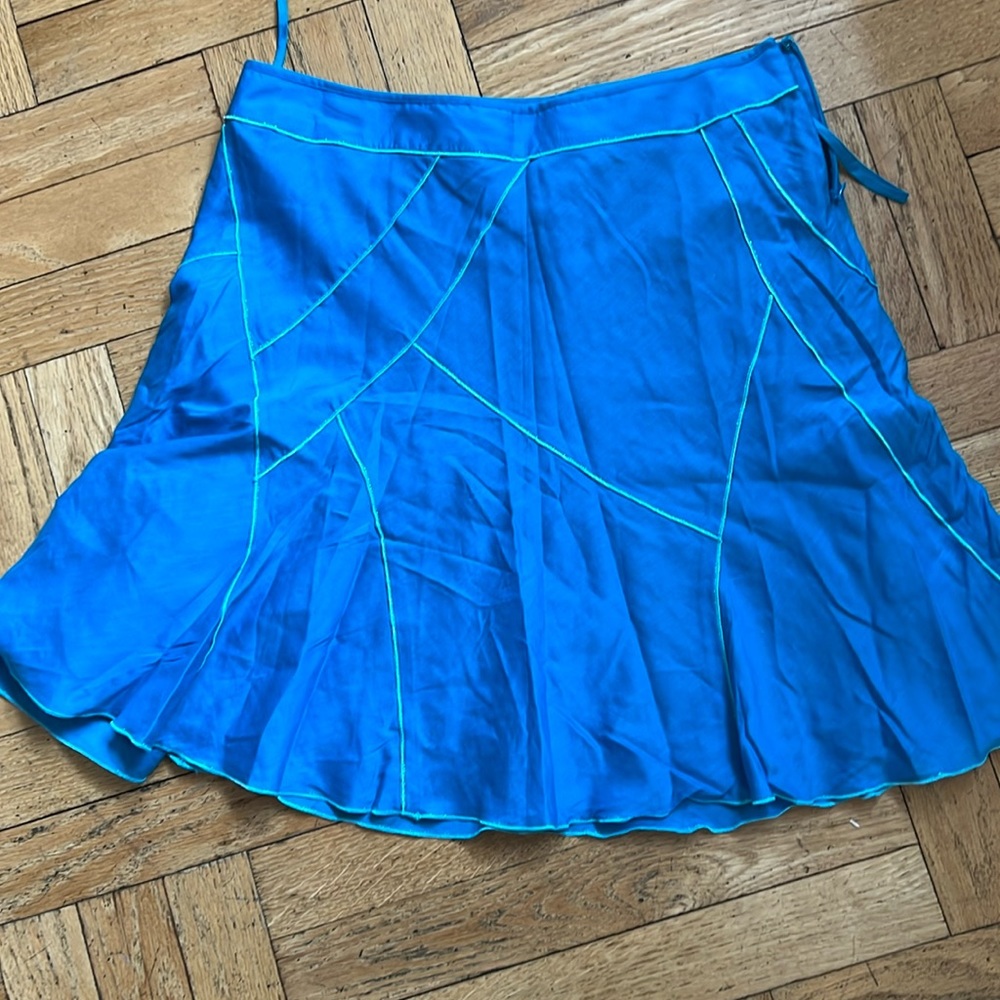 Blue skirt
